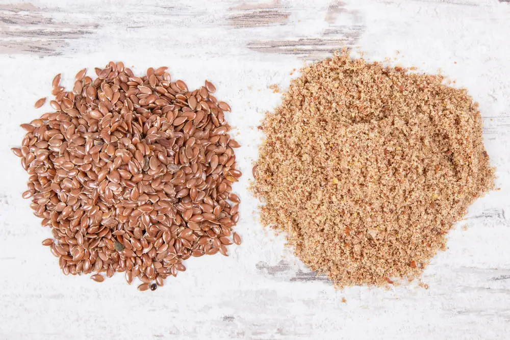 flaxseeds and ground flaxseed 