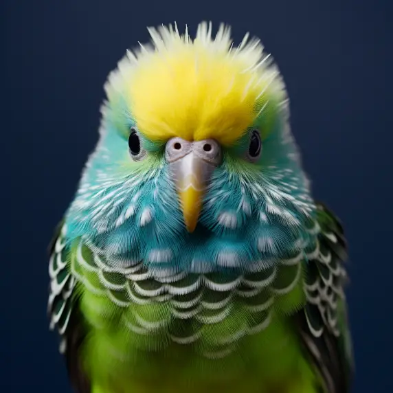 why do parakeets puff up and shake