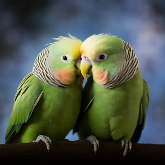 parakeets mating signs